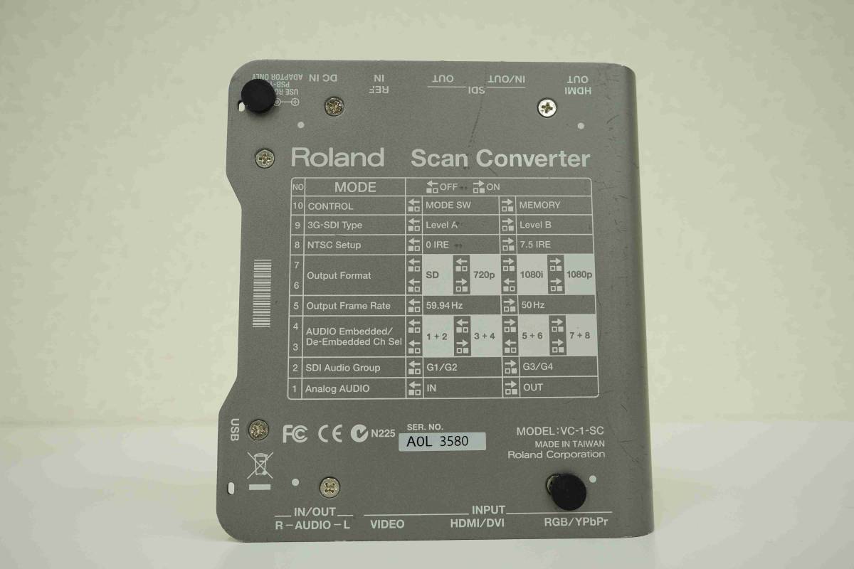 Roland Pro A/V - VC-1-SC | scan * converter used 