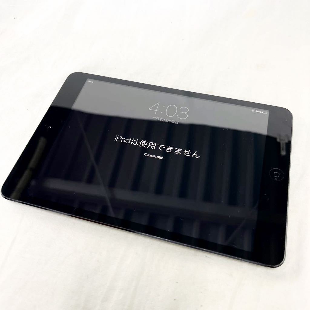 訳あり　iPad mini スペースグレイ Apple A1432 現状販売品　通電確認済みWiFi タブレット　電子機器　部品取り【OTMG-75】_画像2