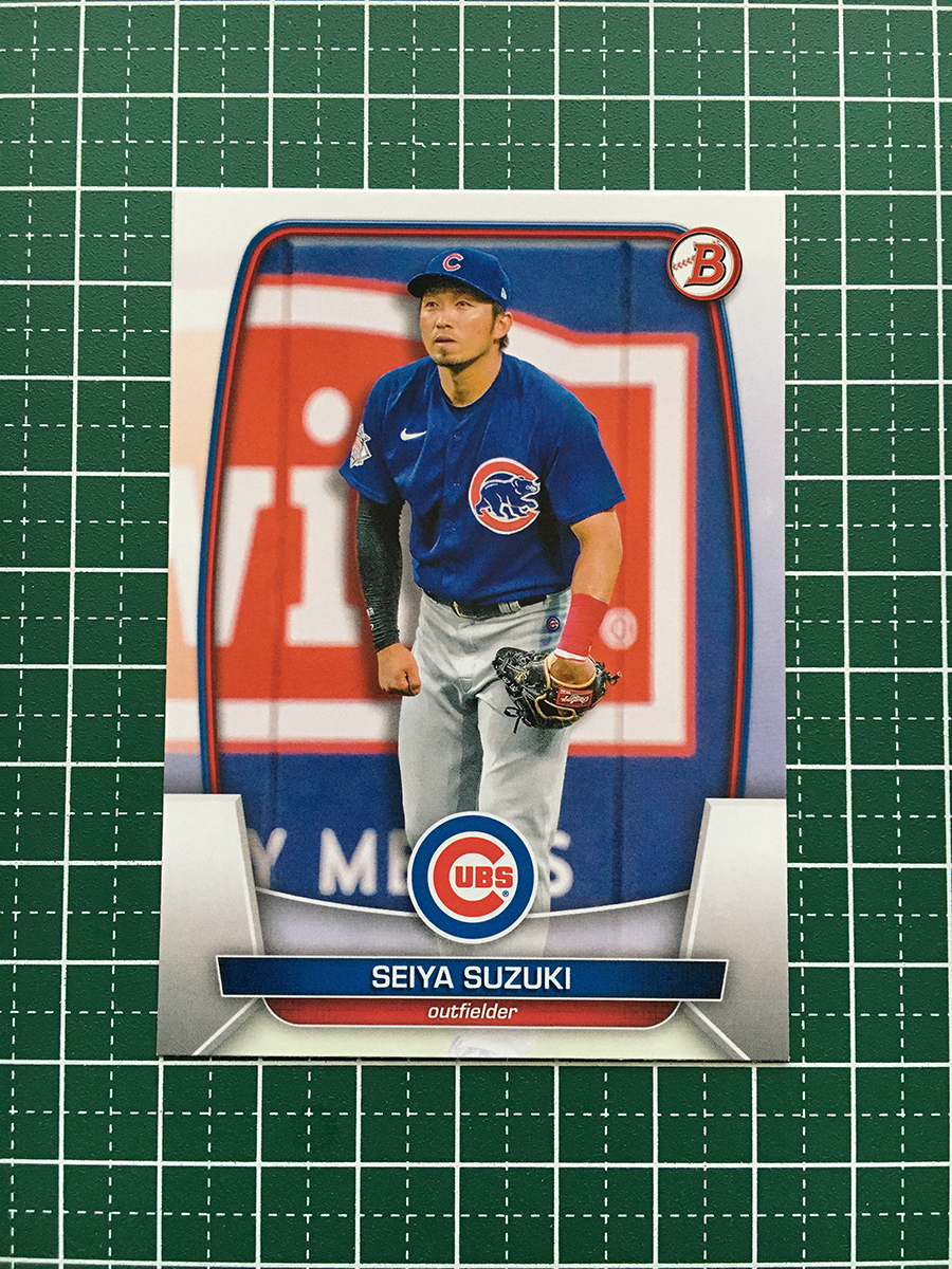 ★TOPPS MLB 2023 BOWMAN #93 鈴木誠也／SEIYA SUZUKI［CHICAGO CUBS］ベースカード「BASE」★_画像1