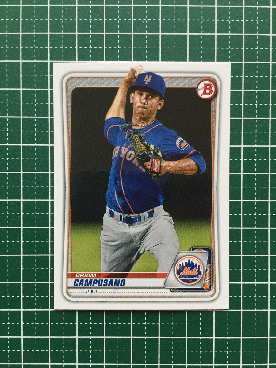 ★TOPPS MLB 2020 BOWMAN #BP-7 BRIAM CAMPUSANO［NEW YORK METS］ベースカード PROSPECTS プロスペクト 20★_画像1