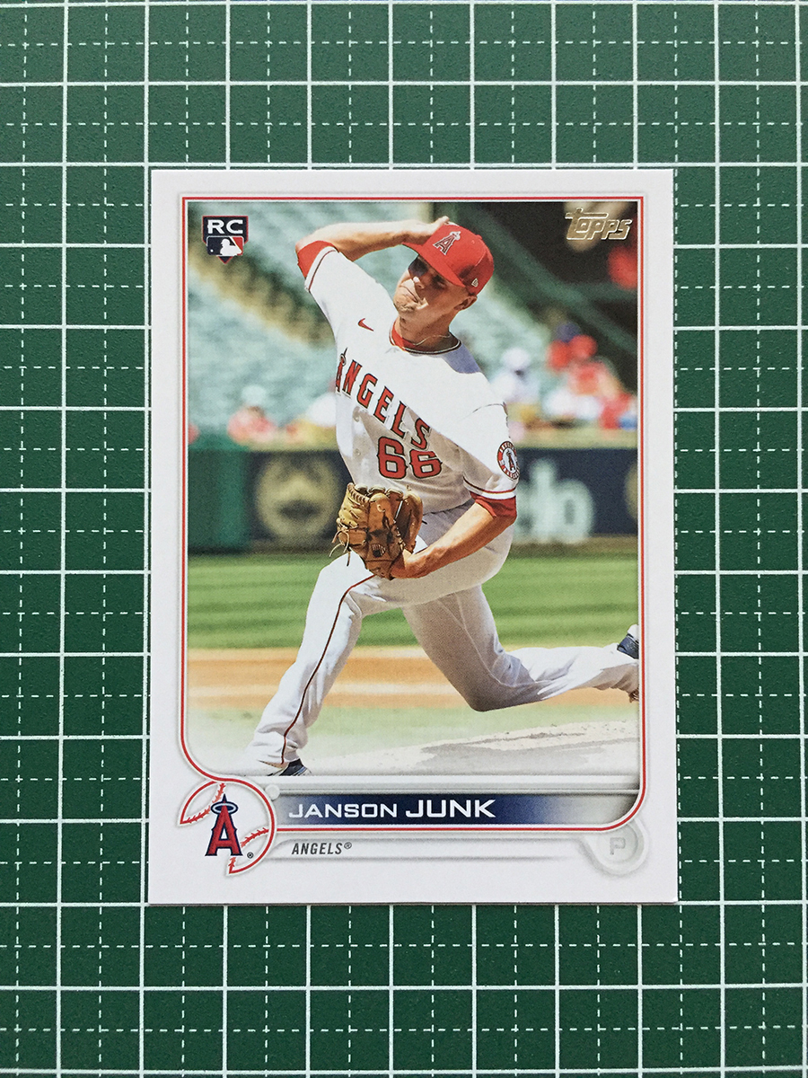 ★TOPPS MLB 2022 SERIES 2 #594 JANSON JUNK［LOS ANGELES ANGELS］ベースカード「BASE」ルーキー「RC」★_画像1