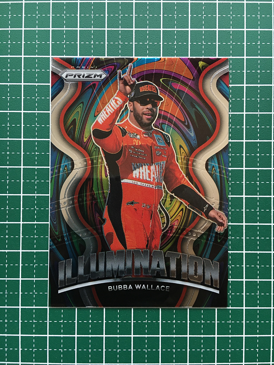 ★PANINI 2022 PRIZM RACING NASCAR #I-8 BUBBA WALLACE インサートカード「ILLUMINATION」★_画像1