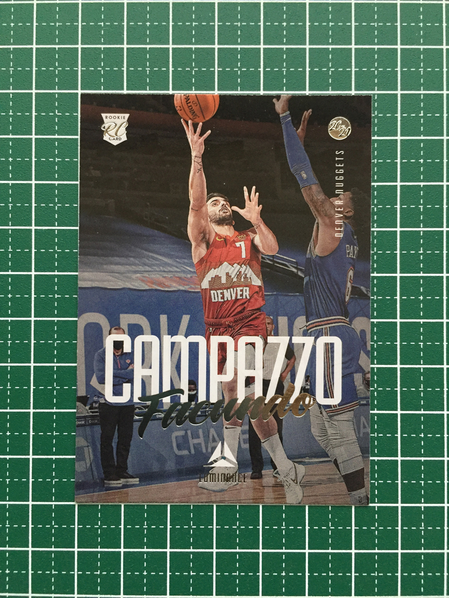 ★PANINI 2020-21 NBA CHRONICLES #141 FACUNDO CAMPAZZO［DENVER NUGGETS］ベースカード「LUMINANCE」ルーキー「RC」★_画像1