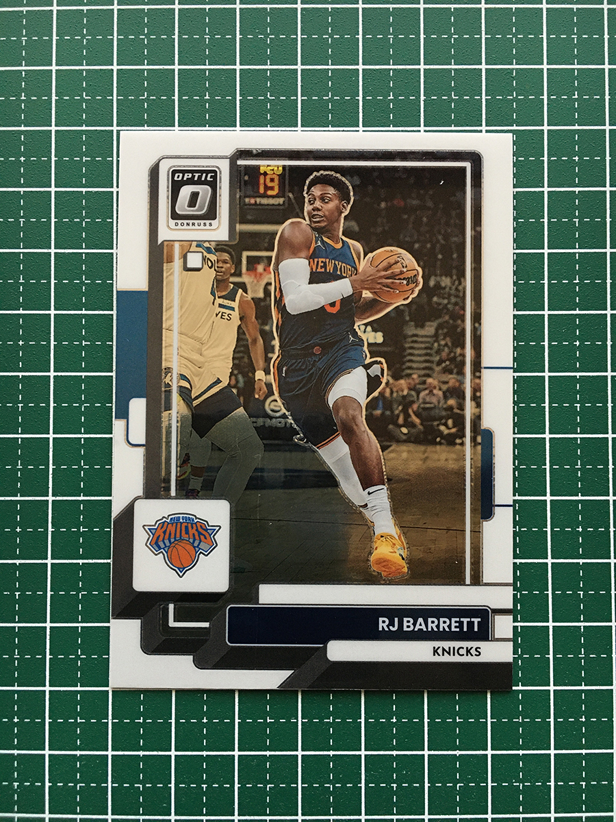 ★PANINI 2022-23 NBA DONRUSS OPTIC #28 RJ BARRETT［NEW YORK KNICKS］ベースカード「BASE」★_画像1