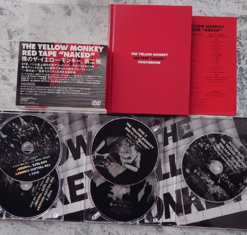 THE YELLOW MONKEY DVD・TRUE MIND “NAKED”+RED TAPE “NAKED” セット