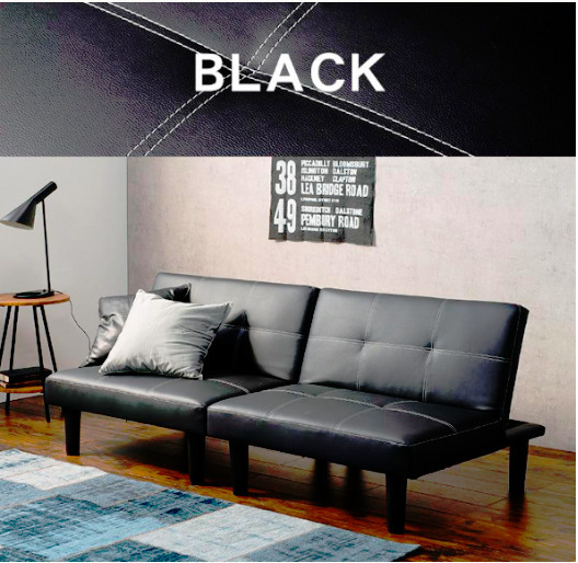  black sofa bed compact sofa bed reclining .. sause wide width 180cm