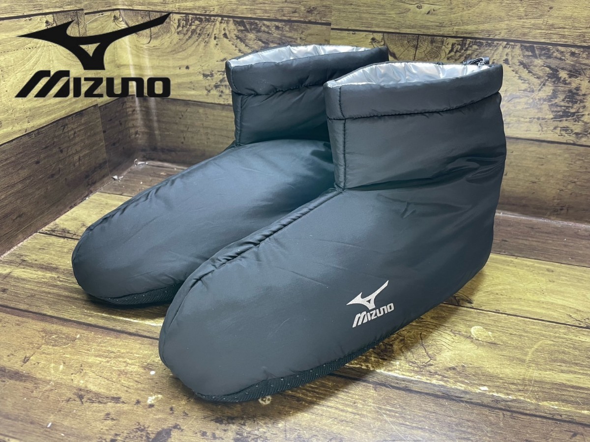  name machine ..! impact. collection! tag attaching / unused goods! Mizuno [M1C-1-904] high class room shoes! ultimate ./ water-repellent model! black 25~27cm inscription 