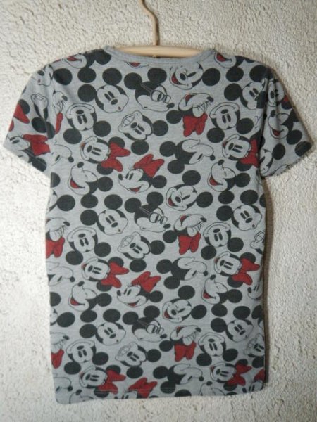 to6997　Disney　ディズニー　レディース　半袖　総柄　デザイン　tシャツ　ミッキー　ミニー　人気　送料格安_画像5
