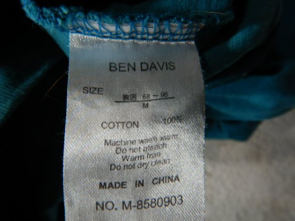 to6995　BEN DAVIS　ベン　デイビス　半袖　tシャツ　BENS　ロゴ　デザイン　人気　ストリート　送料格安_画像7