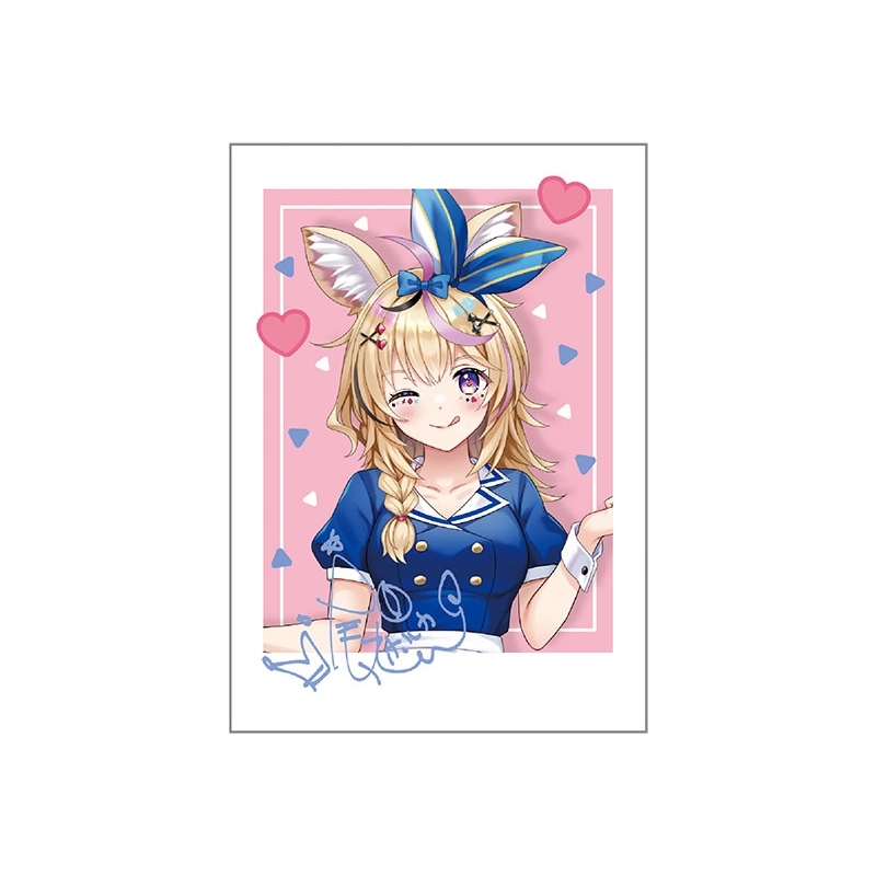 ホロライブ ローソン HMV限定 フォト風カード 尾丸ポルカ 2種セット Hololive Lawson Limited Photo Style Card Omaru Polka 2 Types