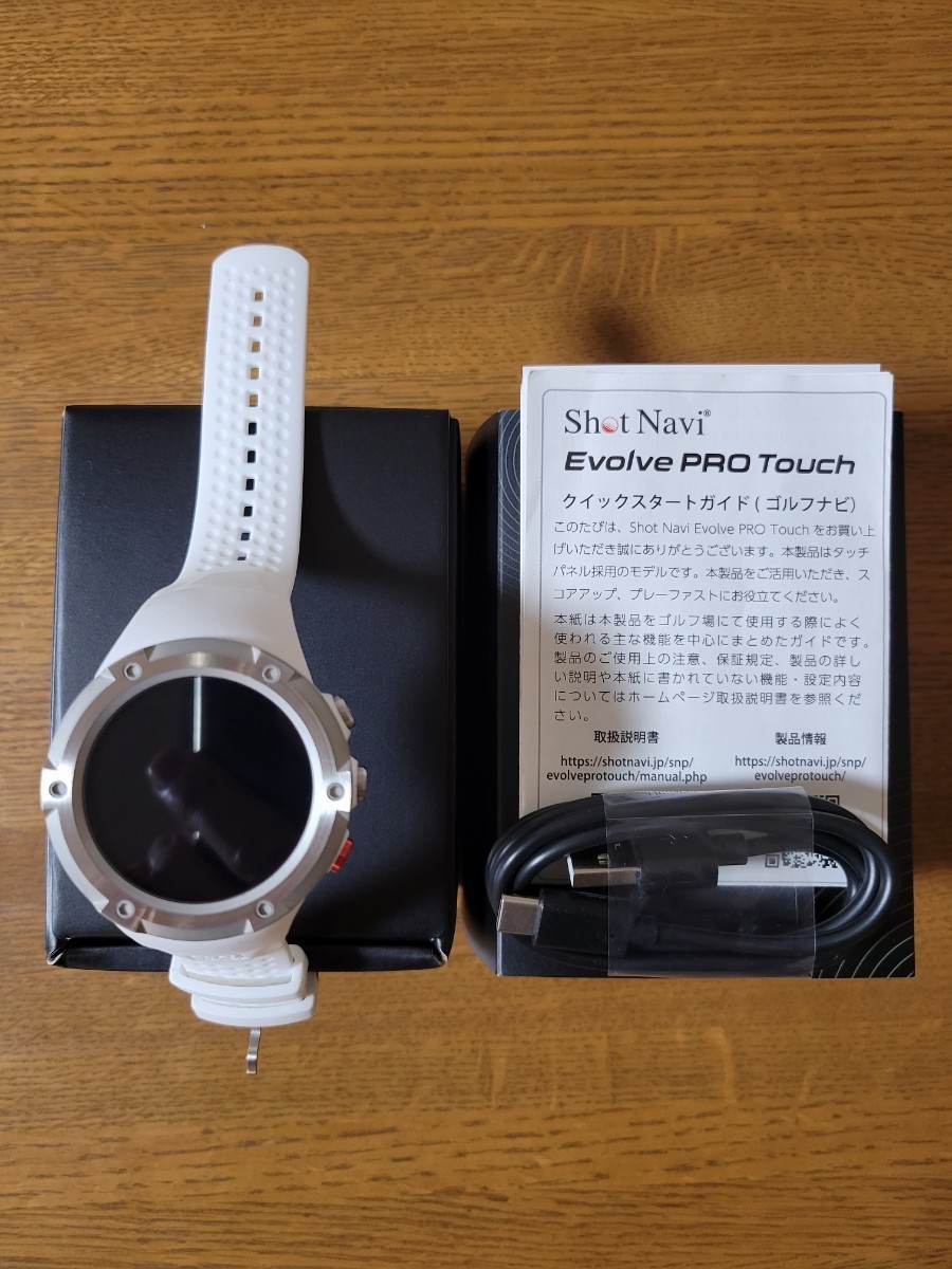 大勧め ◇◇ShotNavi 白(中古)◇◇ Touch EvolvePro GPSナビ