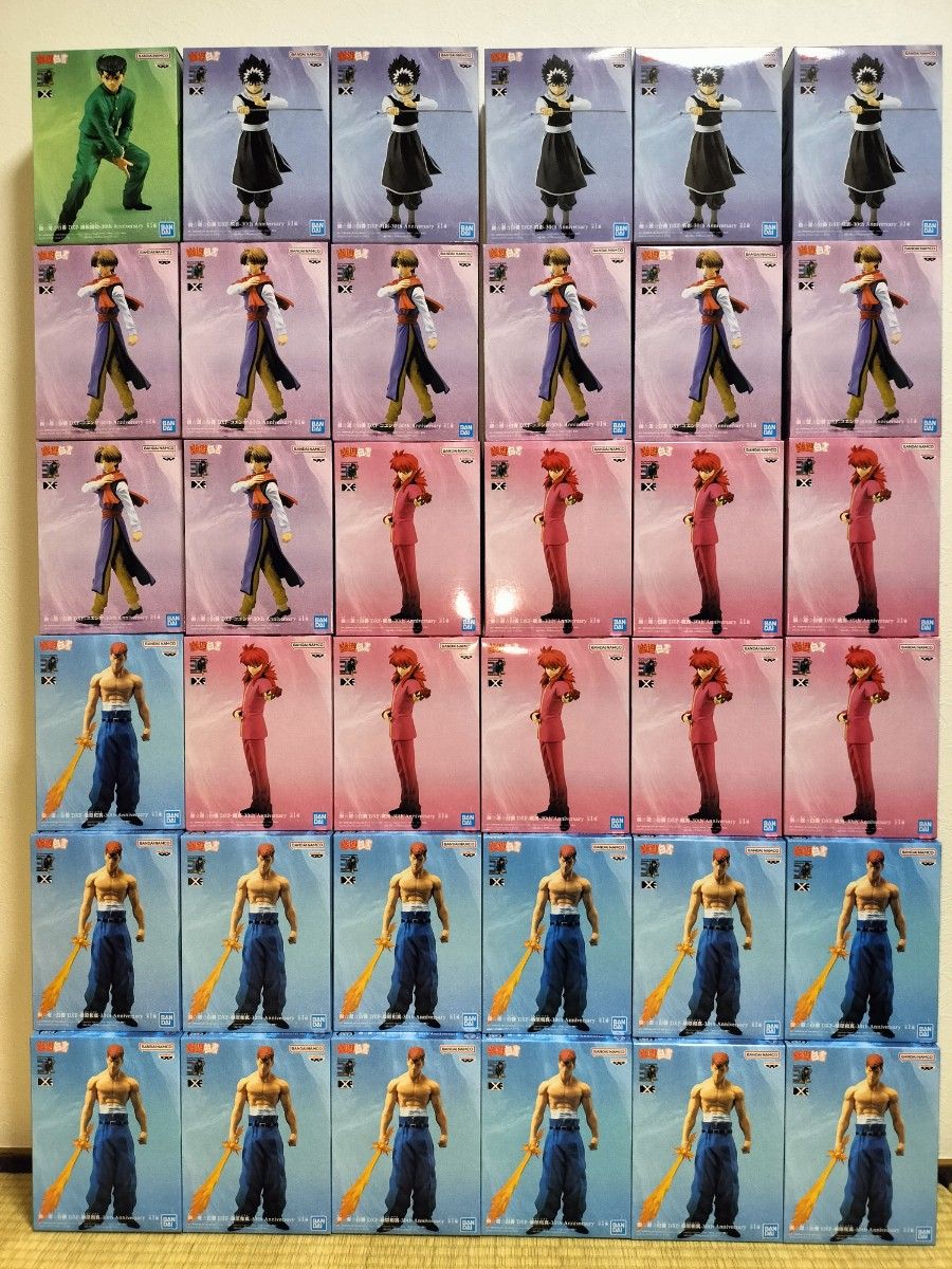 幽☆遊☆白書 DXF 30th Anniversary 浦飯幽助 桑原和真 蔵馬 飛影 コエンマ フィギュア 幽遊白書 グッズ