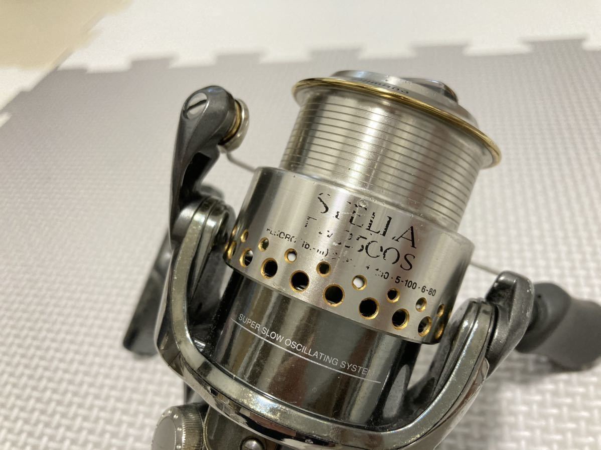 シマノ 01 ステラ FW2000S 本体+ FW2500S スプール 中古品 機関まずまず SHIMANO STELLA AR 04