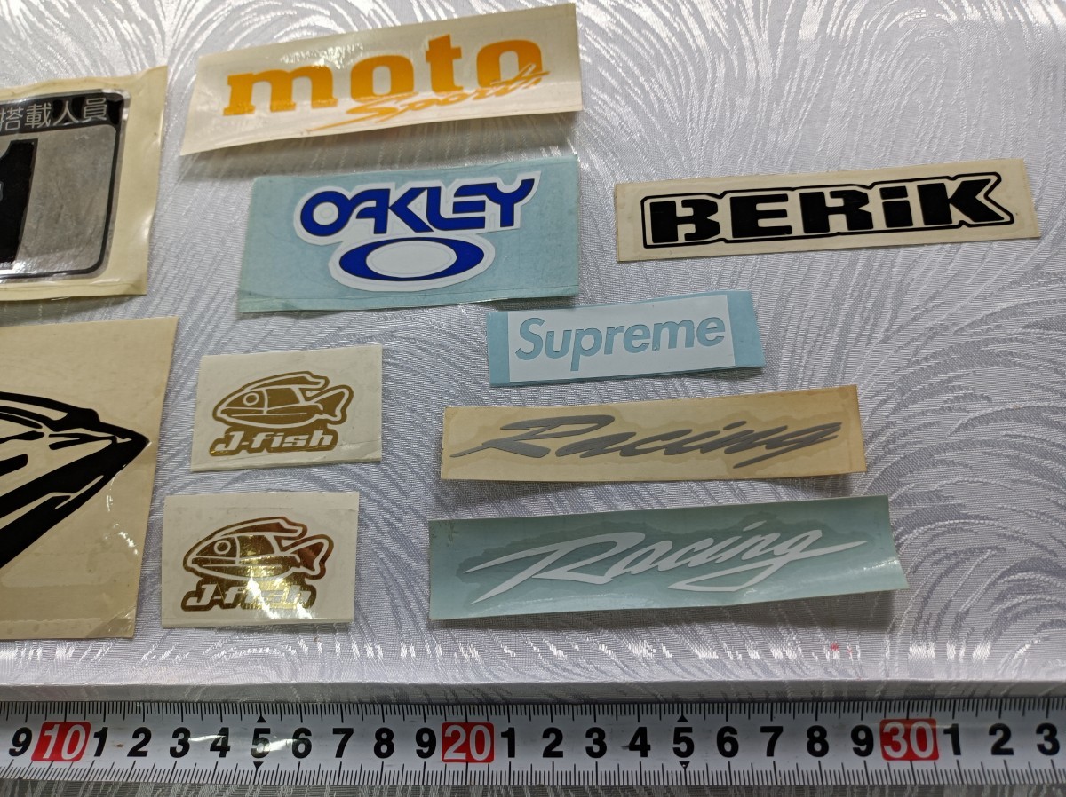 stock disposal . bargain cutting sticker & sticker 10 pieces set Jet Ski J-FISH