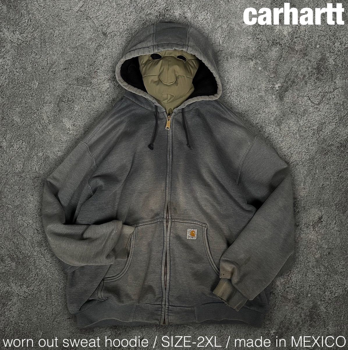 最旬ダウン ビンテージ メキシコ製 carhartt 希少 ボロ ジャケット