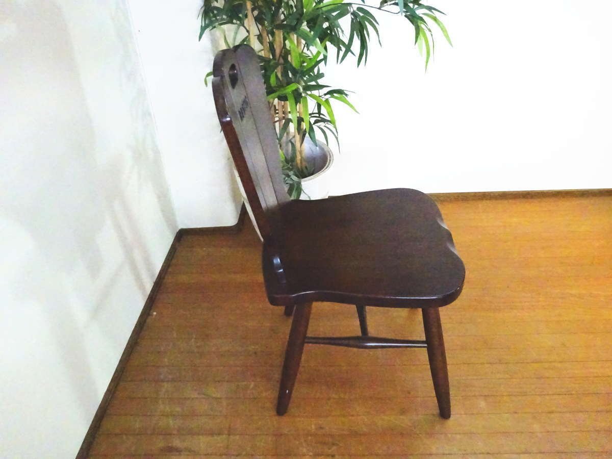 osk050925 【Karimoku/カリモク】 RUSTIC/ルスティック ダイニングチェア カントリースタイル 食卓椅子 1脚_画像4