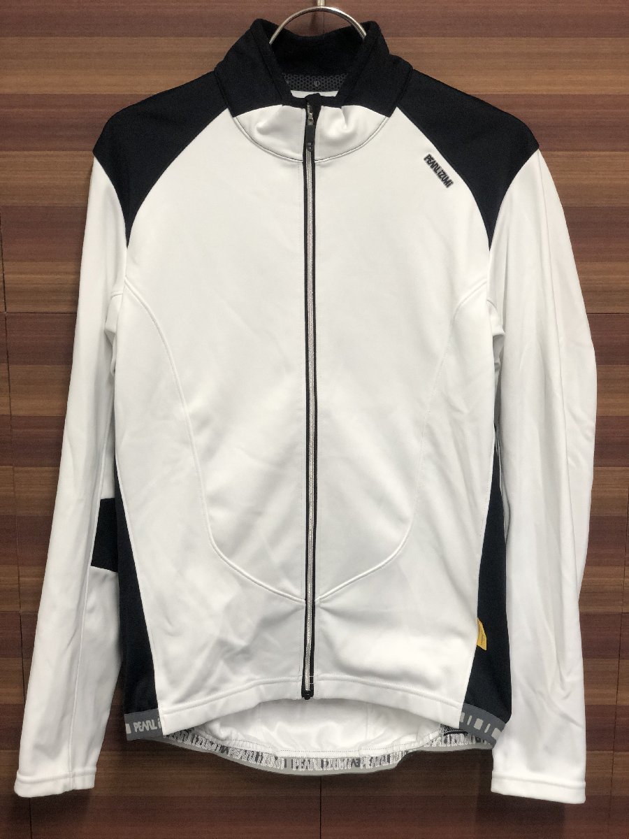 GH361 パールイズミ PEARL iZUMi 長袖サイクルジャケット 白黒 M 裏起毛 THERMODRESS NEO_画像1