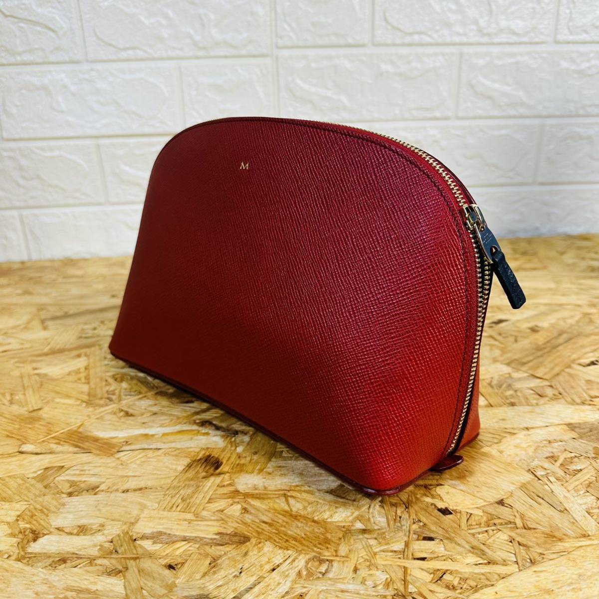 未使用】SMYTHSON スマイソン Panama パナマ レザー クラッチバッグ