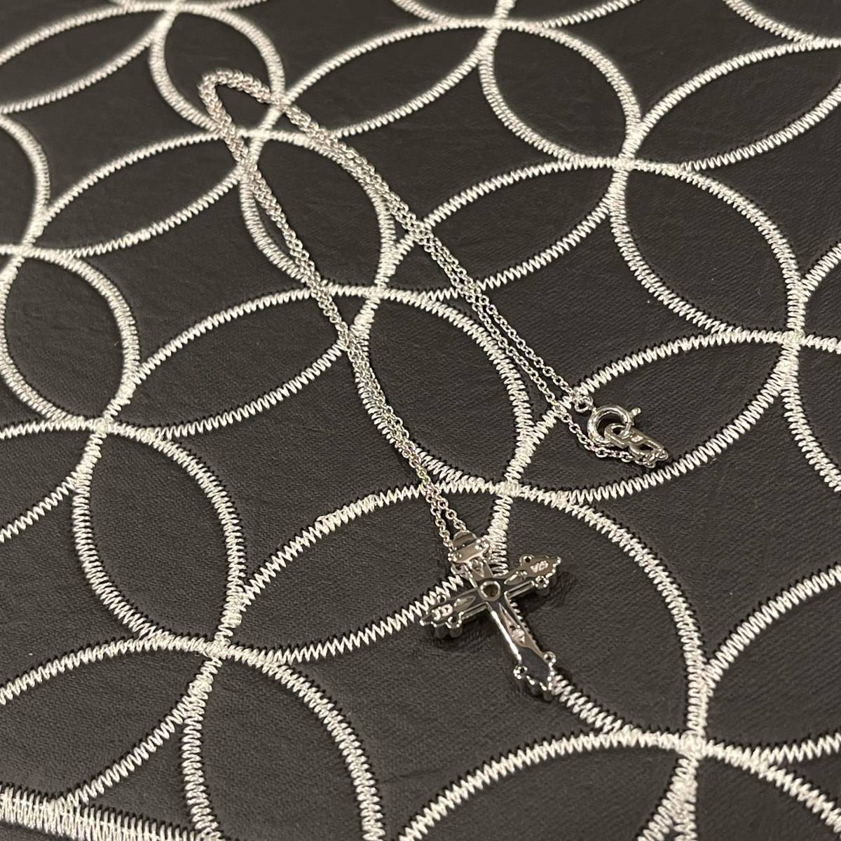 品質が完璧 新品◇JUSTIN NECKLACE◇40cm◇クロスネックレス◇定価
