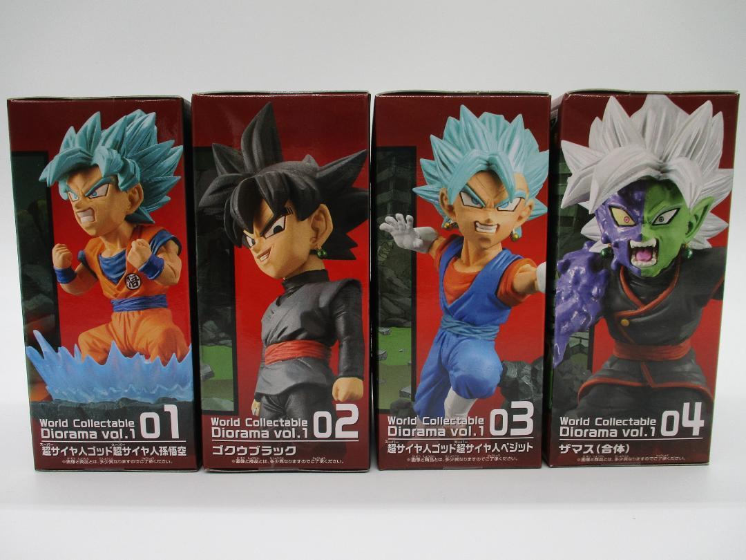 ★ドラゴンボール ワールドコレクタブル ジオラマ4体セット★ワーコレWCFWCD