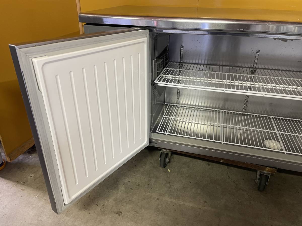  service completed Panasonic table type refrigerator refrigeration cold table SUR-K1561SA central piller less 2020 year made used kitchen equipment Gifu departure (2)