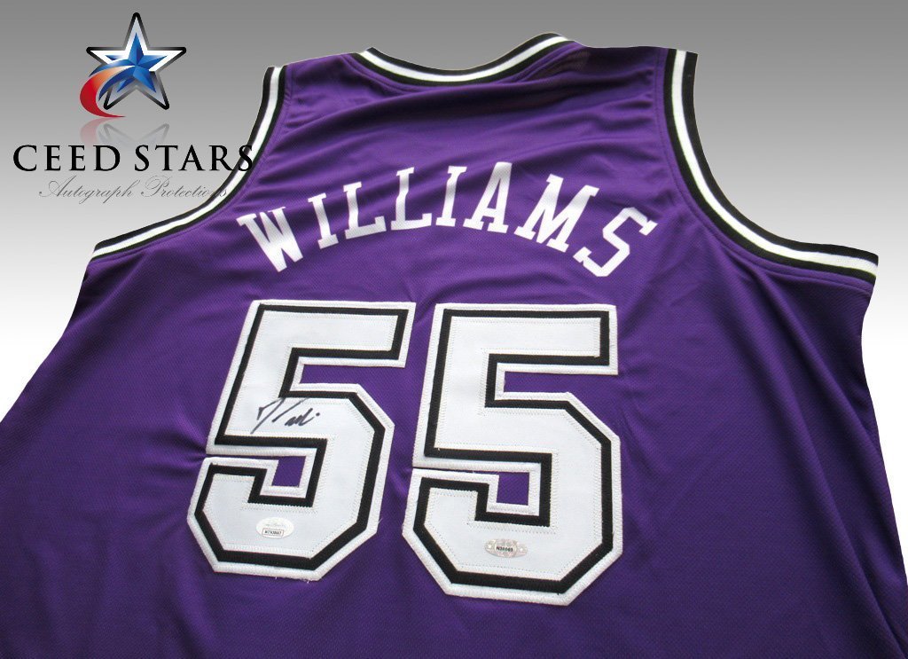 [CS patent (special permission) ] Jayson * Williams with autograph jersey uniform JSA company autograph . site visually limitation issue certificate NBA King s