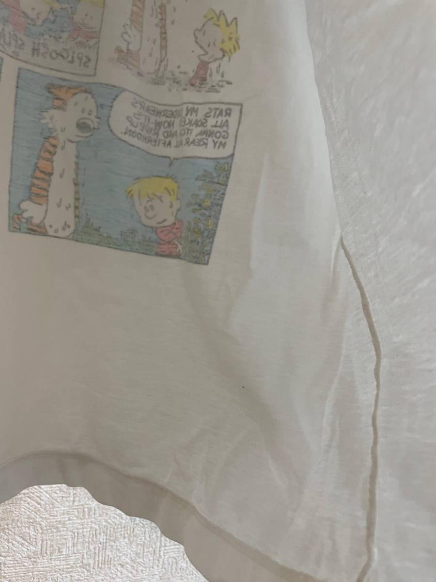 カルビンとホッブス (Calvin and Hobbes)　Tシャツ　漫画　COMICS　Bill Watterson　キャラ　ホワイト　白_画像5