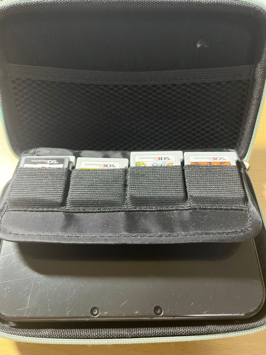 New Nintendo 3DS LL ケース カセット 充電器付き|PayPayフリマ