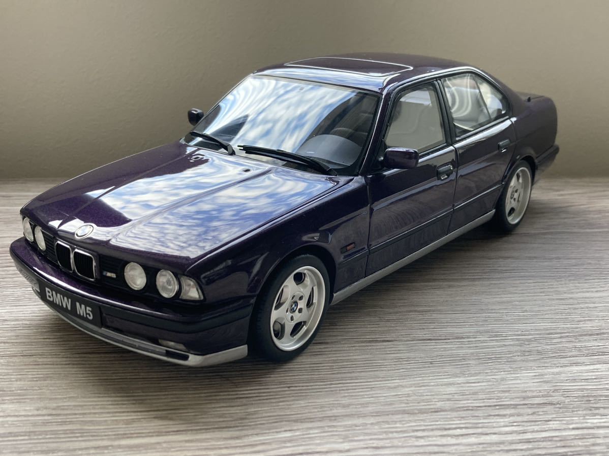 1/18 OTTO(京商)BMW M5 パープル E34未展示品　検索用: E28 E30 E32 E24 E36 E34_画像2