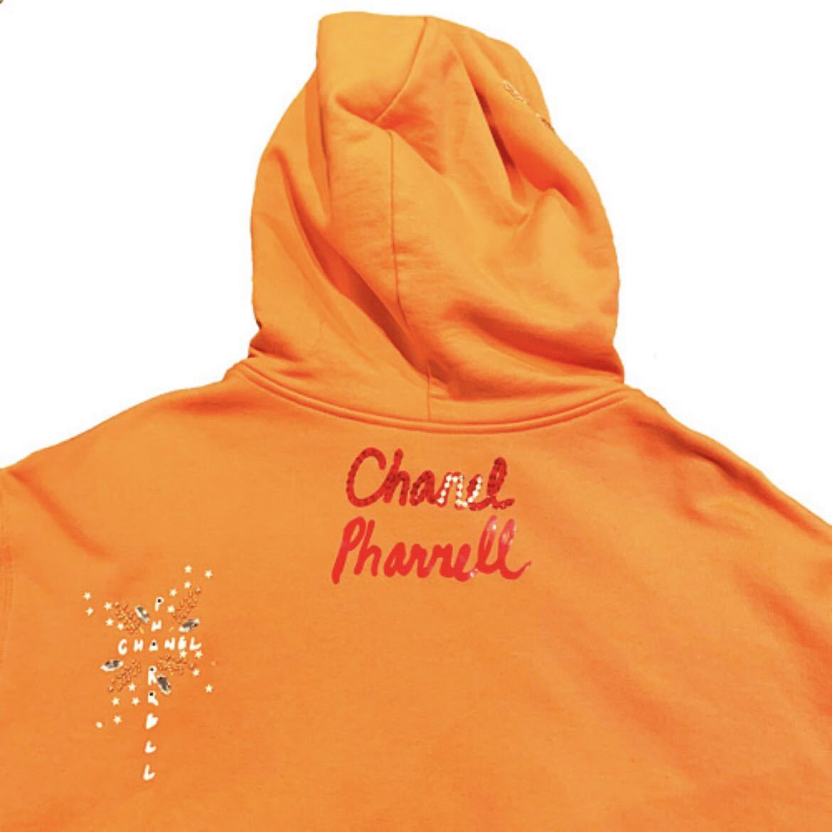 [ хранение не использовался товар ] CHANEL × Pharrell Williams Chanel fareru Williams сотрудничество Parker Capsule коллекция orange для мужчин и женщин 