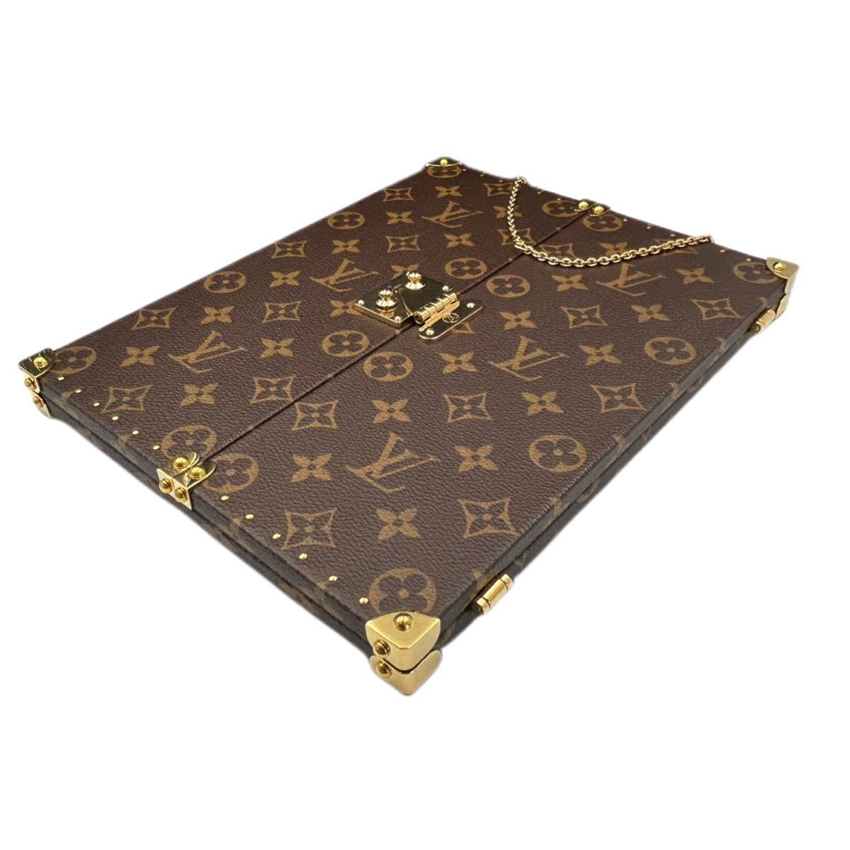 【展示品】LOUIS VUITTON ルイヴィトン ヴィトン ホームミラー GI0554 モノグラム トランク 三面鏡 インテリア 家具 美品_画像3