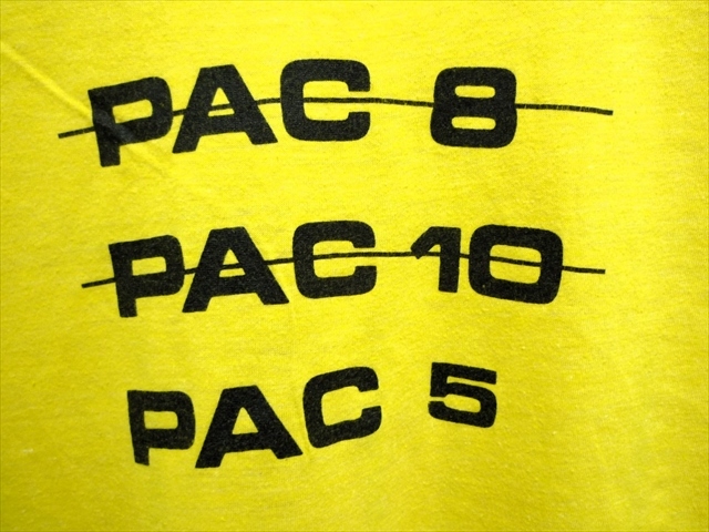 1980年 ビンテージ PROBATION BOWL フットボール Tシャツ 半袖 USC vs. UCLA アメフト L 黄色 USA製 PAC5 スクリーンスターズ製 男女兼古着_画像5