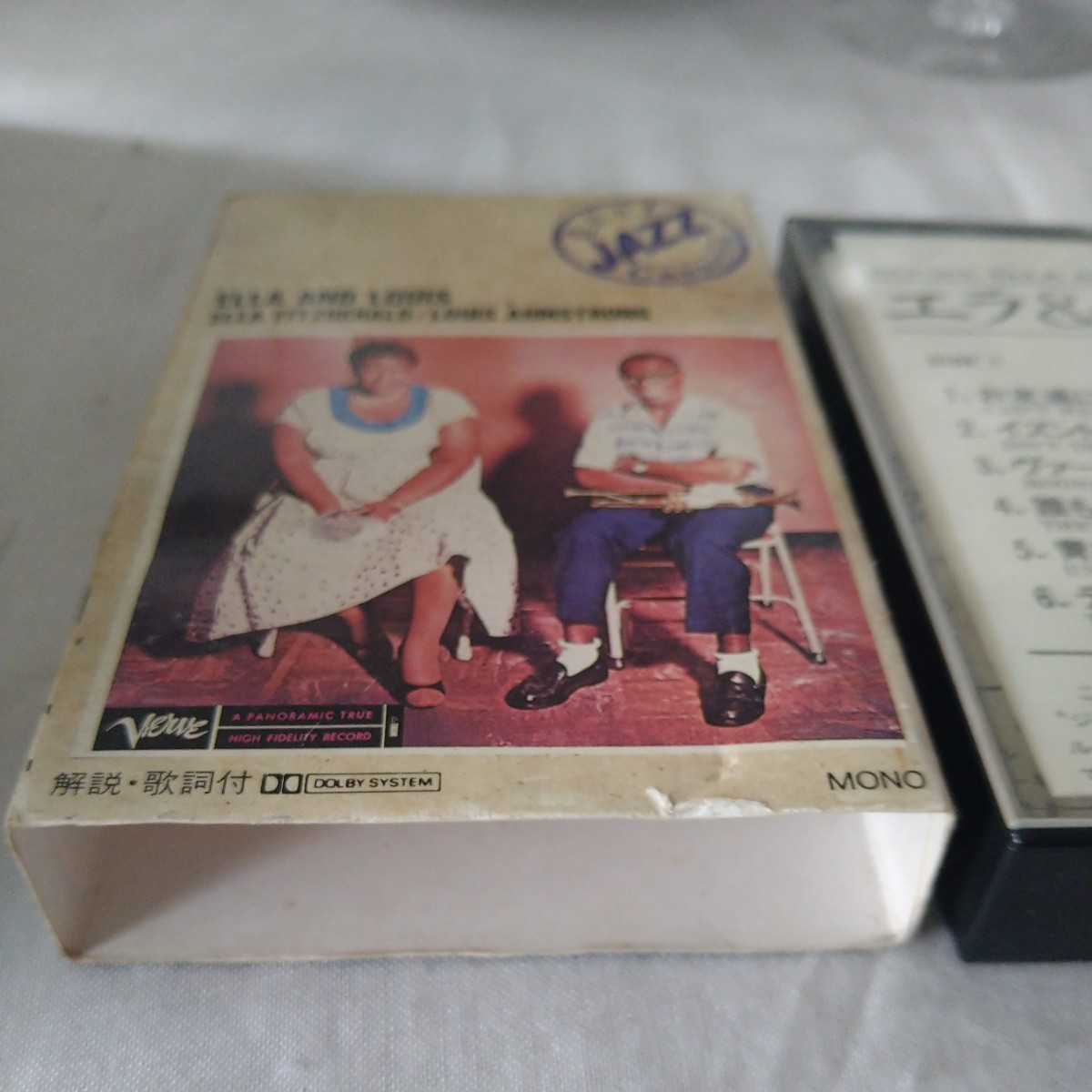 n-632*ela& Louis cassette tape Jazz Japanese record reproduction has confirmed * condition is in the image please confirm.