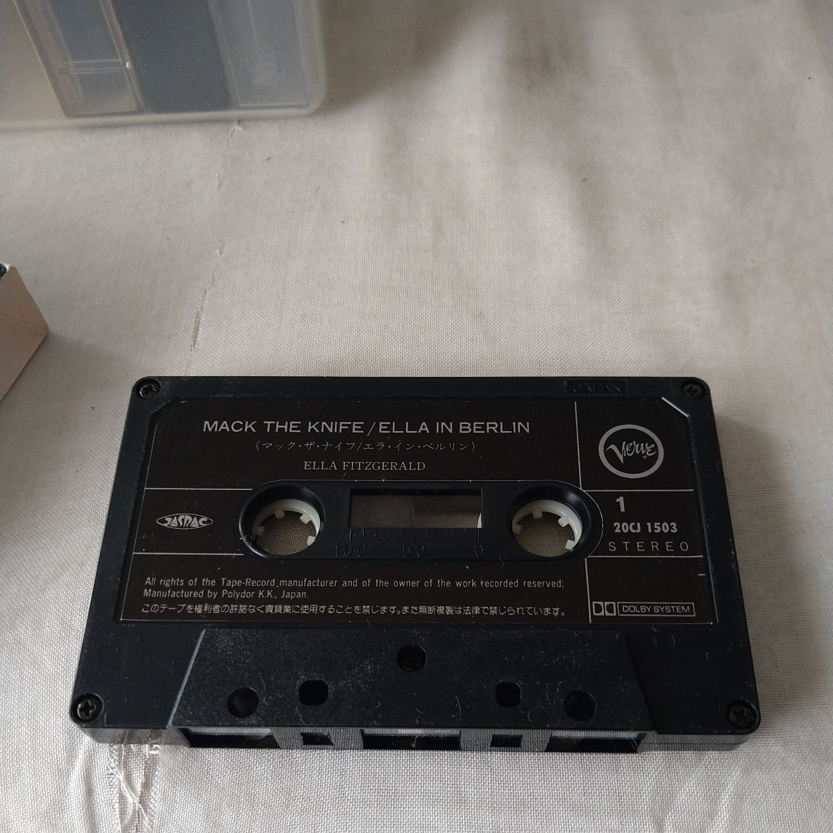 n-632*ela*fitsujelarudo[ Mac * The * knife ~ela* in * Berlin ]Ella Fitzgerald/Mack The Knife name record * cassette tape 