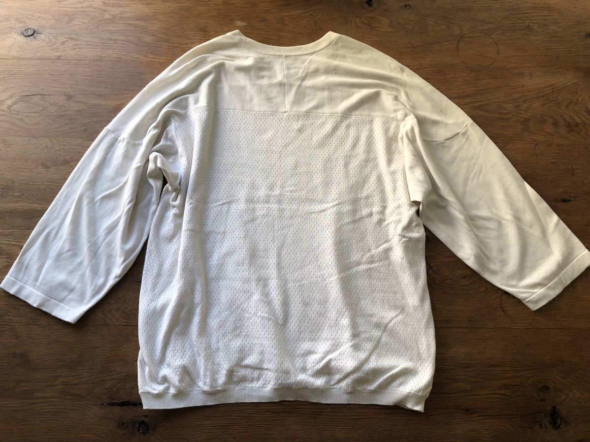 ご予約品】 18SS COMOLI Cotton Silk Mesh Knit 男性用