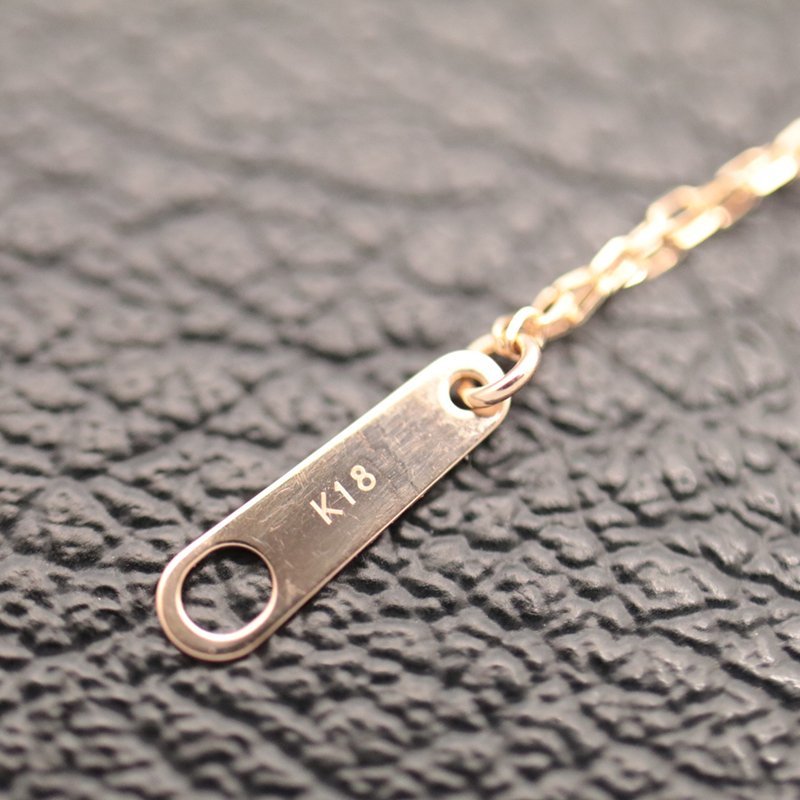 大きな取引 D0.50ct K18 【中古】 ☆ ダブル 750 イエローゴールド