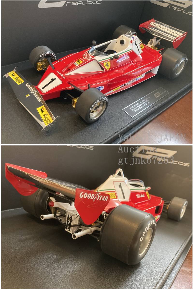 GP Replicas 1/12 フェラーリ Ferrari 312T2 No.1 N.ラウダ TOPMARQUES トップマルケス GP12-14A Winner Monaco GP 1976 限定250台_画像2