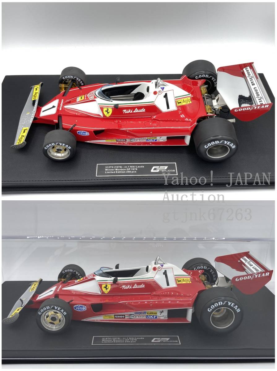 GP Replicas 1/12 フェラーリ Ferrari 312T2 No.1 N.ラウダ TOPMARQUES トップマルケス GP12-14A Winner Monaco GP 1976 限定250台_画像3