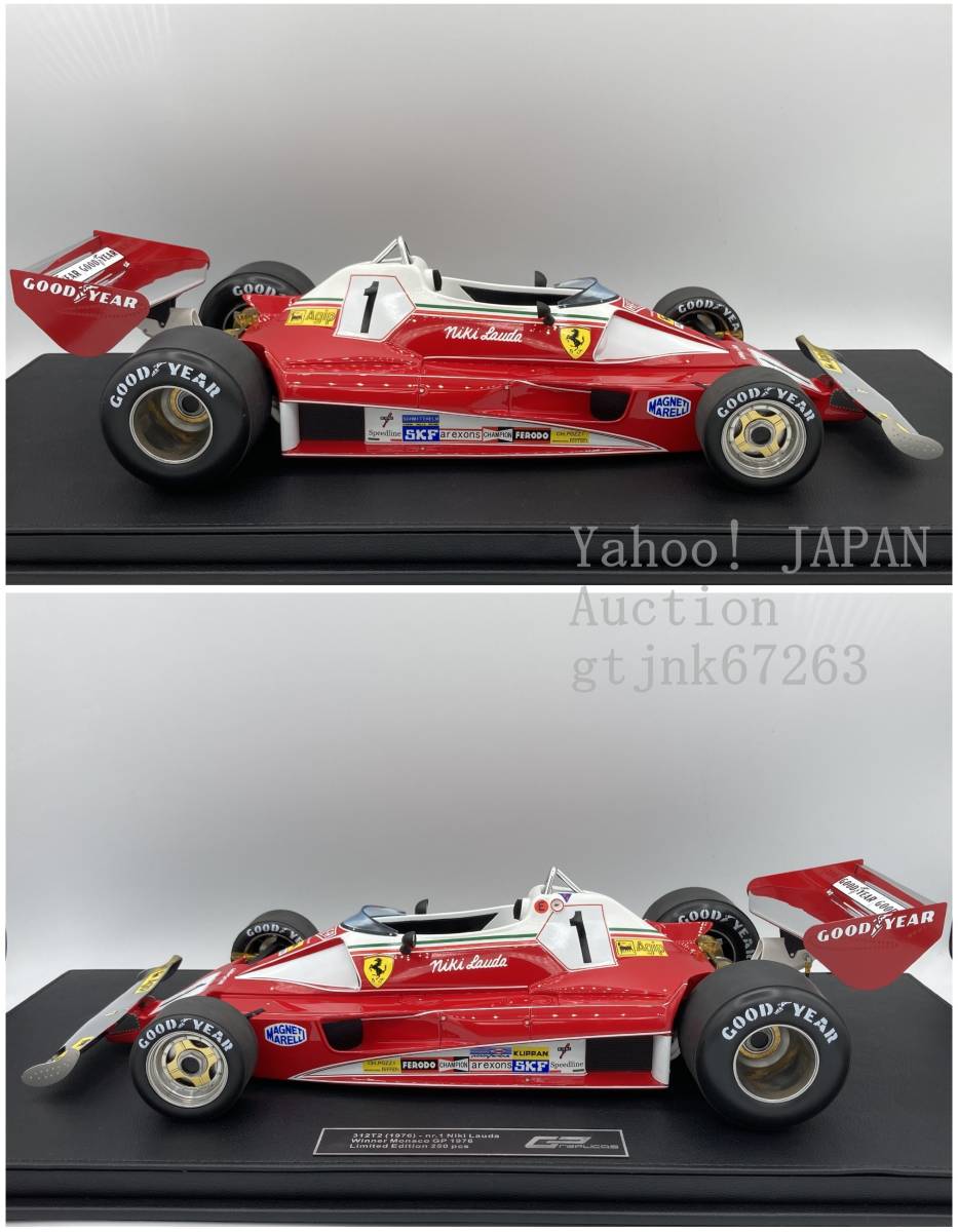 GP Replicas 1/12 フェラーリ Ferrari 312T2 No.1 N.ラウダ TOPMARQUES トップマルケス GP12-14A Winner Monaco GP 1976 限定250台_画像4