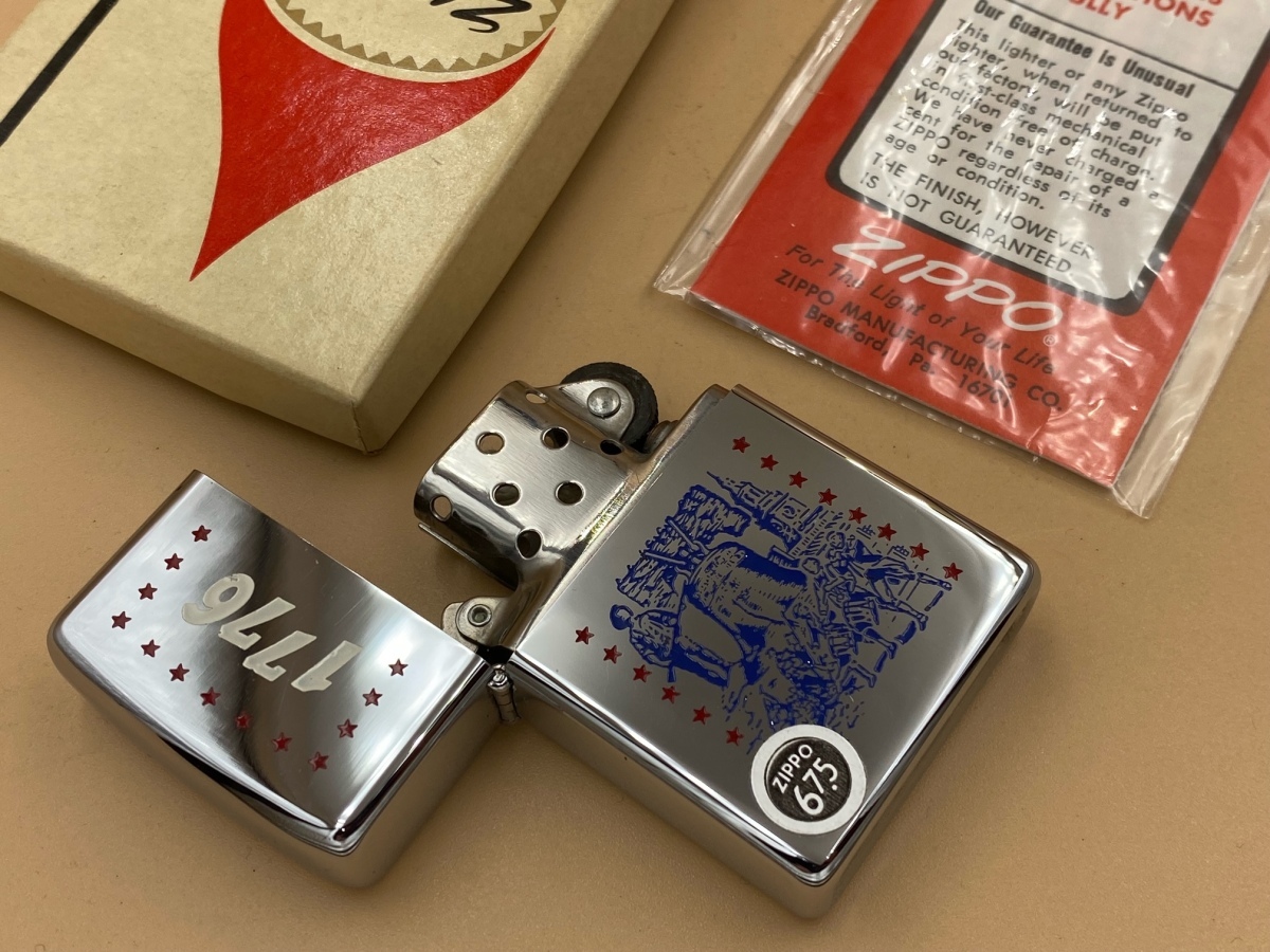 ジッポー ZIPPO ライター 未使用デッドストック 新品未使用 1776 アメリカ独立記念日 建国200周年記念 1975年製
