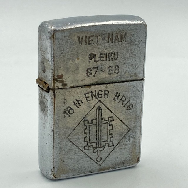 ジッポー ZIPPO ベトナムジッポー 1967年 18th ENGR BRIG 使えます ヴェトナムジッポー_画像1