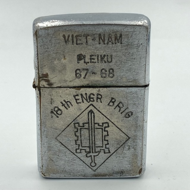 ジッポー ZIPPO ベトナムジッポー 1967年 18th ENGR BRIG 使えます ヴェトナムジッポー_画像2