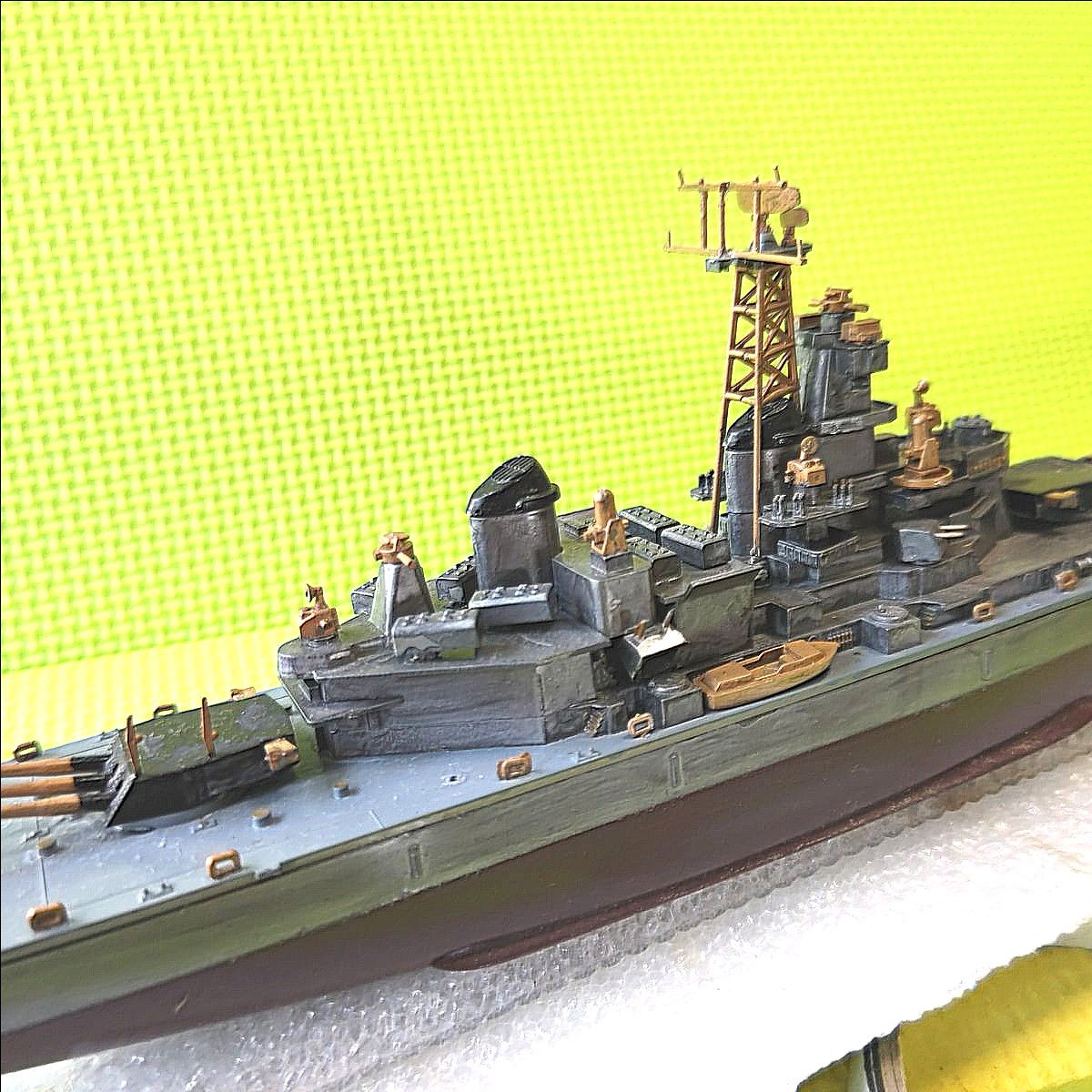 米　戦艦サウスダコタ (1/350素人作品)