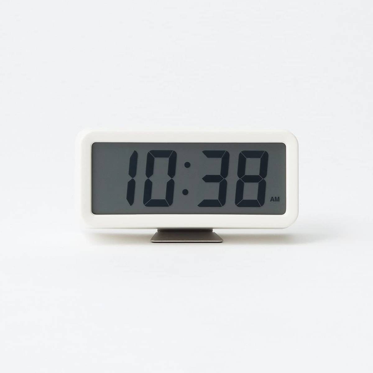 * necessities! new goods unopened * Muji Ryohin digital clock * small ( alarm with function ) white | pattern number :MJ-DCSW1(*^^)v