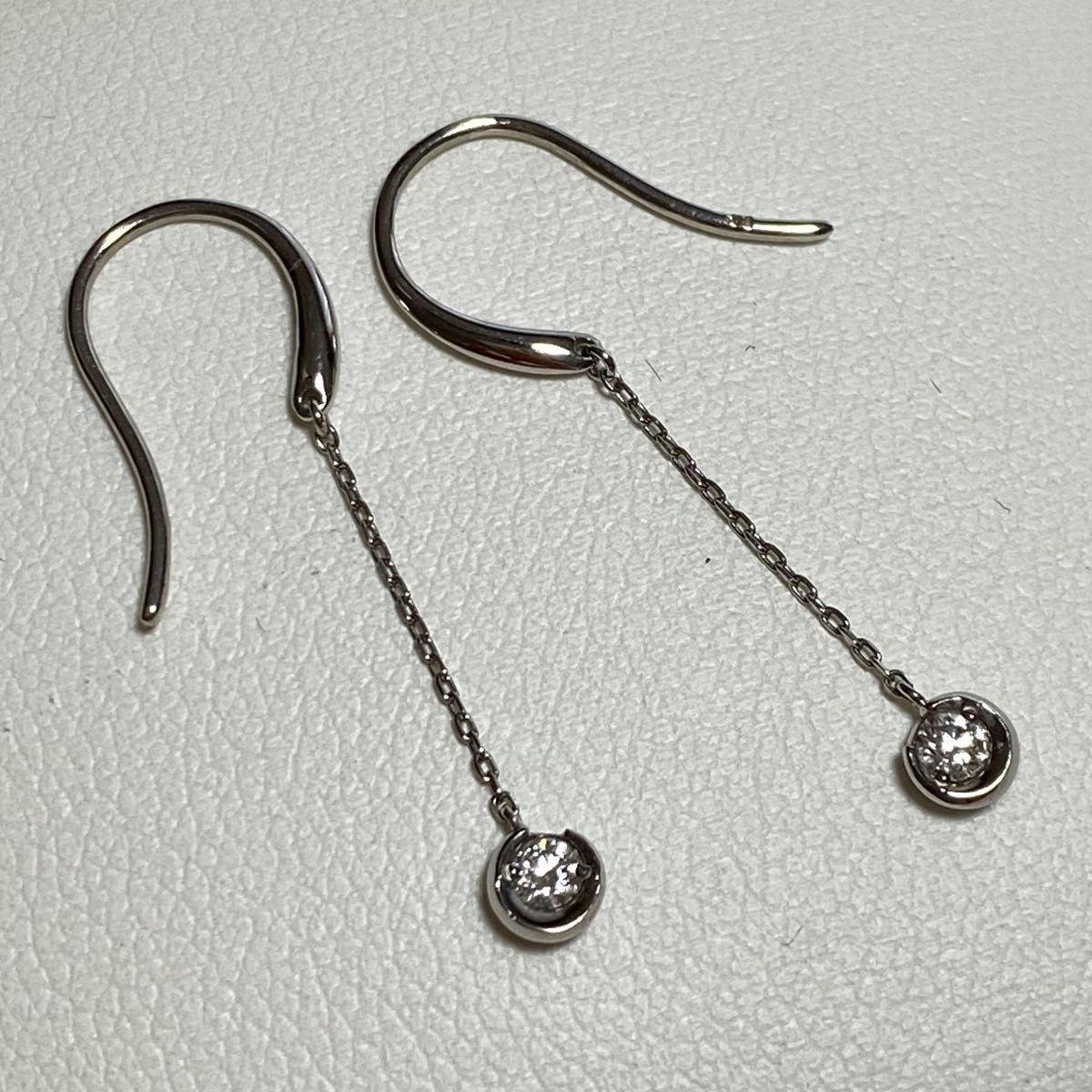 スタージュエリー pt950 ムーンセッティング ピアス プラチナ 0 スタージュエリー pt950 ムーンセッティング ピアス プラチナ 0