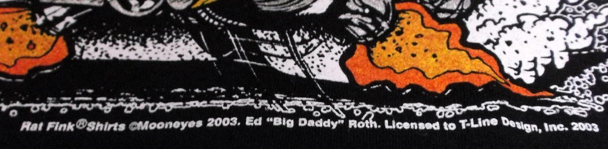 ★ラット フィンク Tシャツ Rat Fink King - L 正規品 USA版 アメ車 DODGE ダッジの画像5