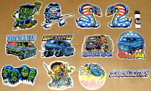 ★ダーティー ドニー ステッカー × 1枚 Dirty Donny Chevy dodge ford Van アメ車 tiki shrunken head cobra バン_※1枚の価格です。