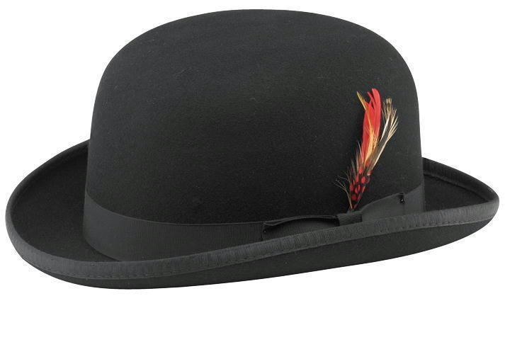 ★ニューヨーク ハット New York Hat Classic Derby 黒 L 新品 ダービー ボーラー ハット 帽子_画像1