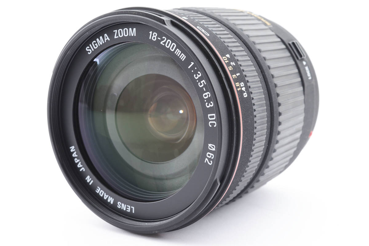 買い保障できる f3.5-6.3 18-200mm SIGMA ☆極美品☆シグマ DC ☆動作