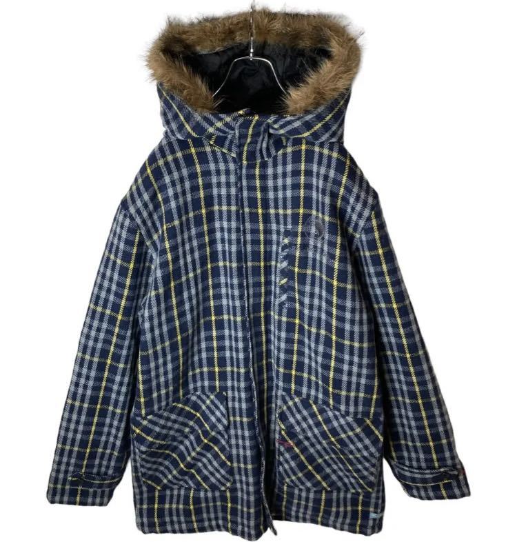 激レア90s古着!T&C SURF DESIGNSレトロチェックモッズコート-